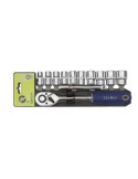 Juego de Llave Carraca con Vasos 1/2" 72 Dientes 10 Piezas BAHCO