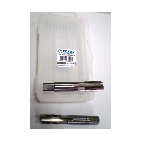 Machos Gas-BSP DIN-5157 1/4x19 Juego de 2 IZAR