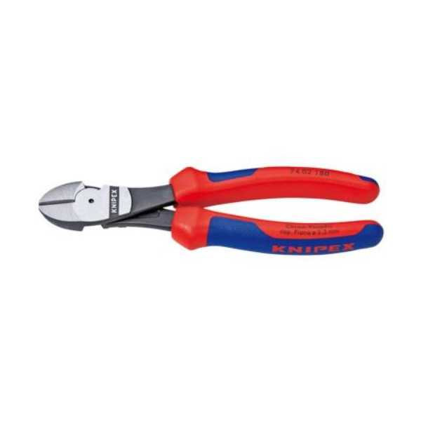 Alicate de Corte Diagonal 7402.180 Mango Acetato KNIPEX