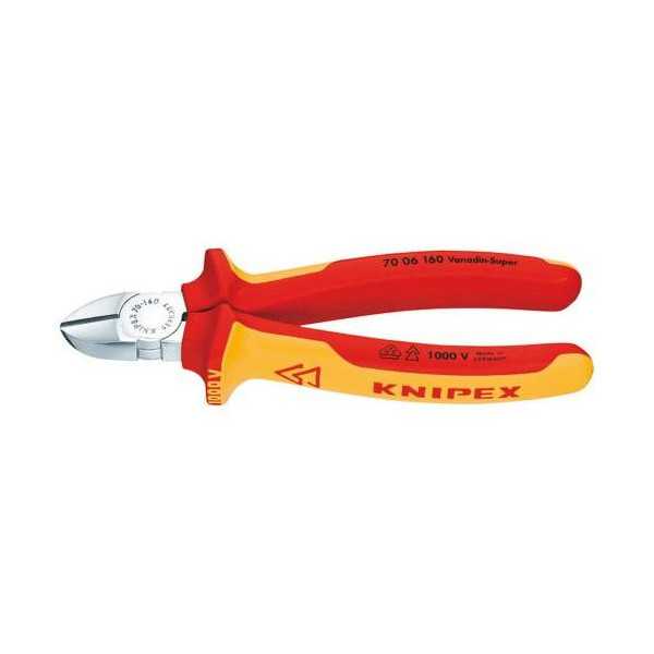 Alicate Corte Diagonal 1000V 7006-160 KNIPEX