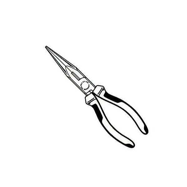 Alicate de Boca Recta para Televisión 2615-200 KNIPEX