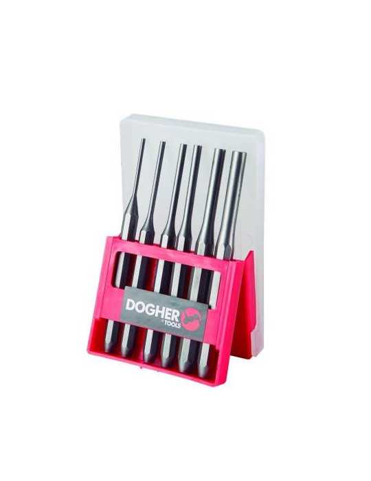 Estuche de Plástico con Juego de 6 Botadores DOGHER