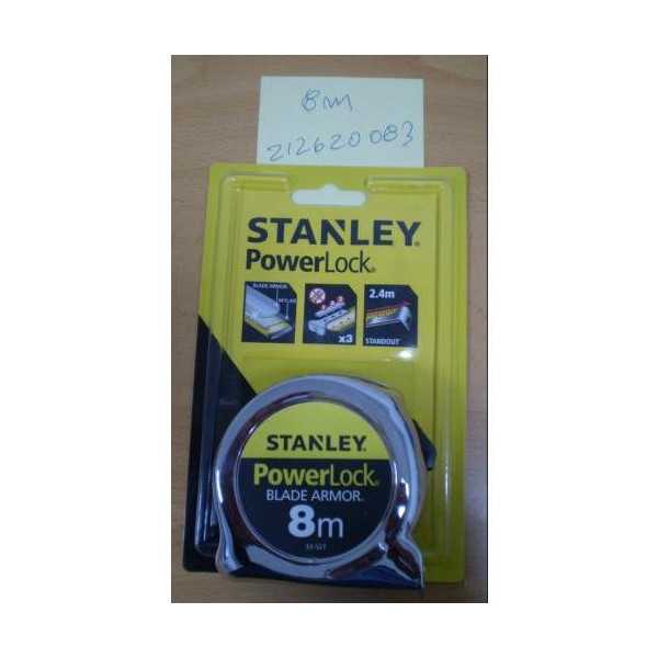 Flexómetro Powerlock 8 metros 033527 STANLEY