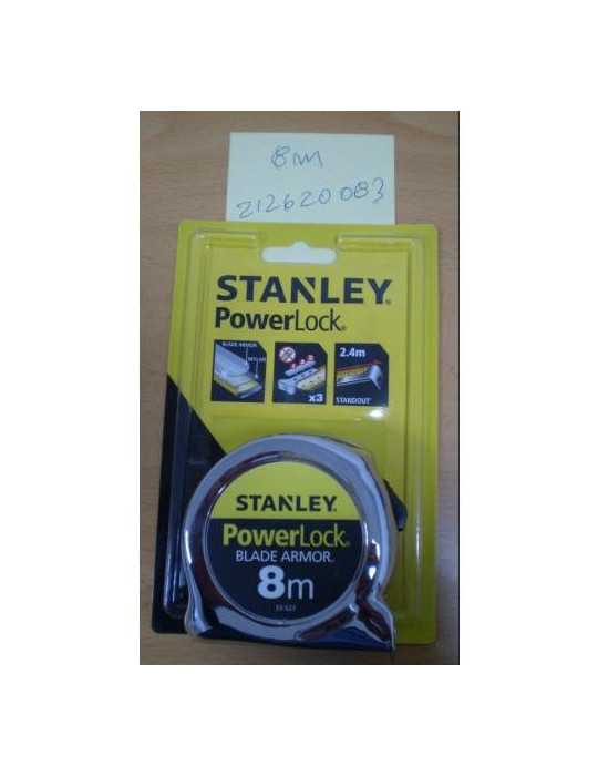 Flexómetro Powerlock 8 metros 033527 STANLEY