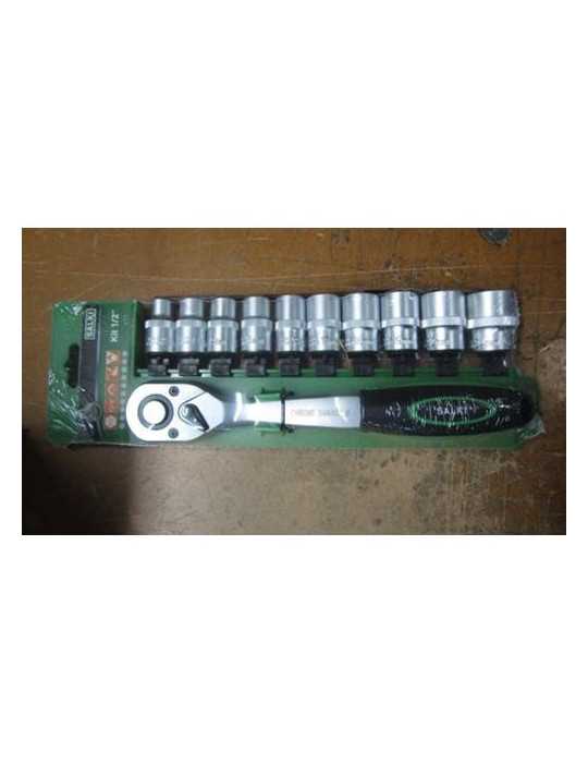 Kit de Carraca 1/2" con 10 Vasos 8611500 DESA