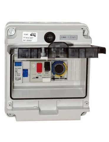 Cuadro Eléctrico para Filtración de Piscina 0.75-1HP Monofásico QP