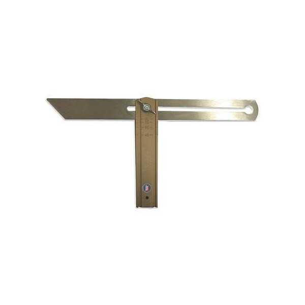 Falsa Escuadra Inoxidable con Mango de Aluminio 250x150mm 4853 VOGEL