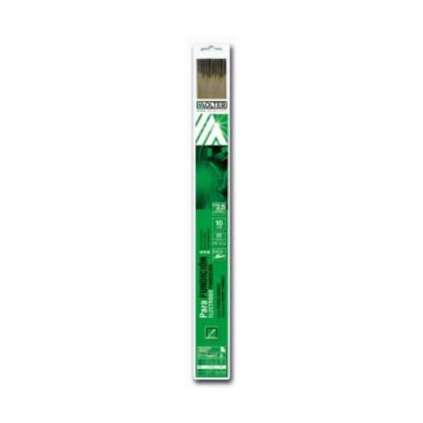 Blíster de Electrodos para Fundición 2.5mm Juego de 10 Unidades 05976 SOLTER