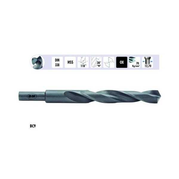 Broca HSS para Metal Mango Reducido Diámetro 20.00mm BLUE MASTER