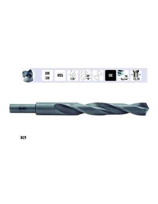 Broca HSS para Metal Mango Reducido Diámetro 20.00mm BLUE MASTER