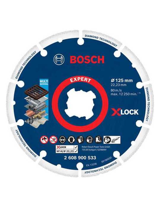 Lote de Discos de 115mm Expert Diamond Metal Wheel BOSCH