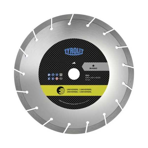 Disco de Corte Uso General Basic 230x2.6x22mm TYROLIT