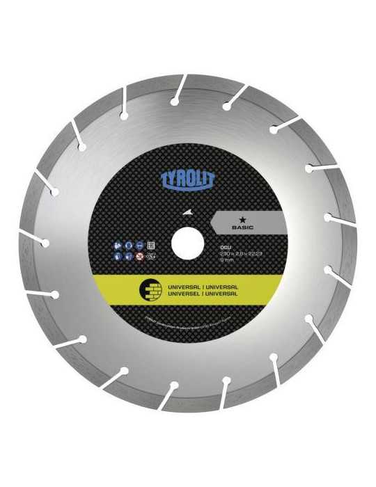 Disco de Corte Uso General Basic 230x2.6x22mm TYROLIT