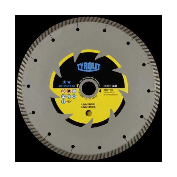Disco de Corte Uso General Standard 115x2x22mm TYROLIT