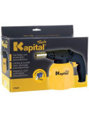 Pack Candileja Soplete KT537 con 2 Cartuchos de Butano 200N KAPITAL