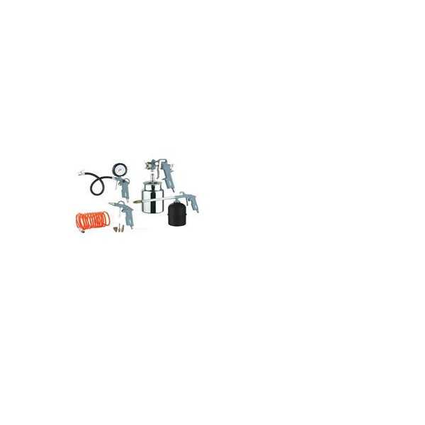 Kit de Pistolas para Pintar y Aire Comprimido 8 Piezas 2809913650 ABAC
