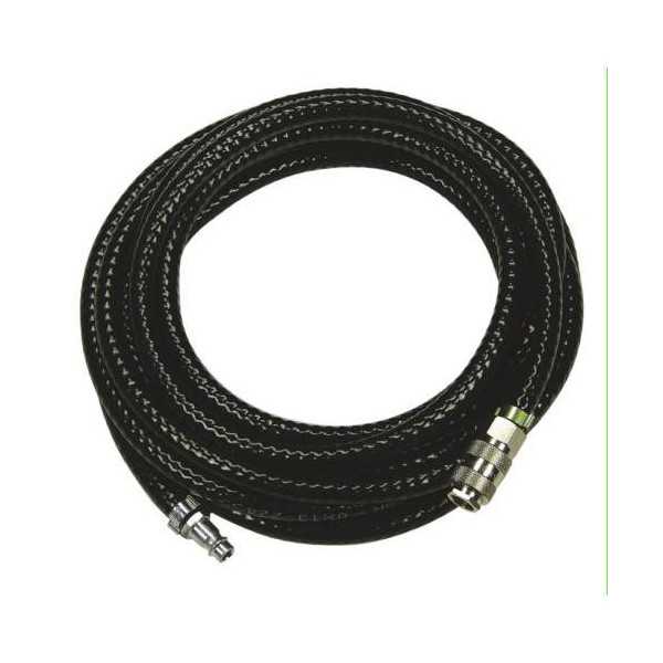 Manguera de Aire Comprimido PVC Negro 8x13mm Longitud 10m ABAC