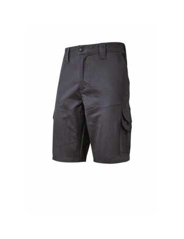 Bermuda de Algodón Stretch Modelo Bonito Grey Talla S U-POWER