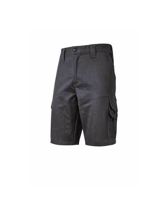 Bermuda de Algodón Stretch Modelo Bonito Grey Talla 2XL U-POWER