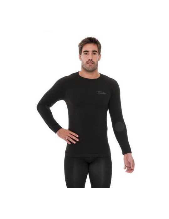 Camiseta Térmica Thermolite Manga Larga Negro Talla L TURBO