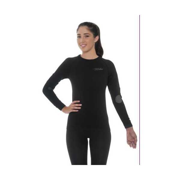 Camiseta Térmica Thermolite Manga Larga para Señora Negro Talla S TURBO