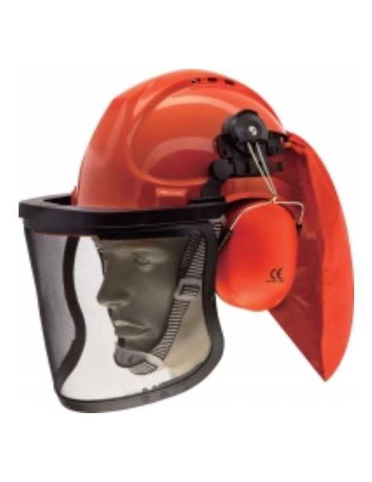Kit Forestal de Casco con Visera y Auriculares MGD 49059 MADEIRA