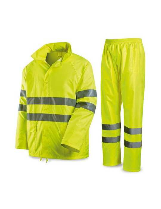 Traje de Agua de Alta Visibilidad Amarillo Talla S 288TAFEYF MARCA