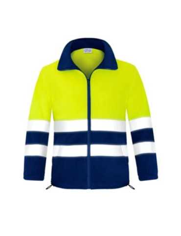 Forro Polar Alta Visibilidad Abierto Bicolor 3051AFAM Talla L VESIN