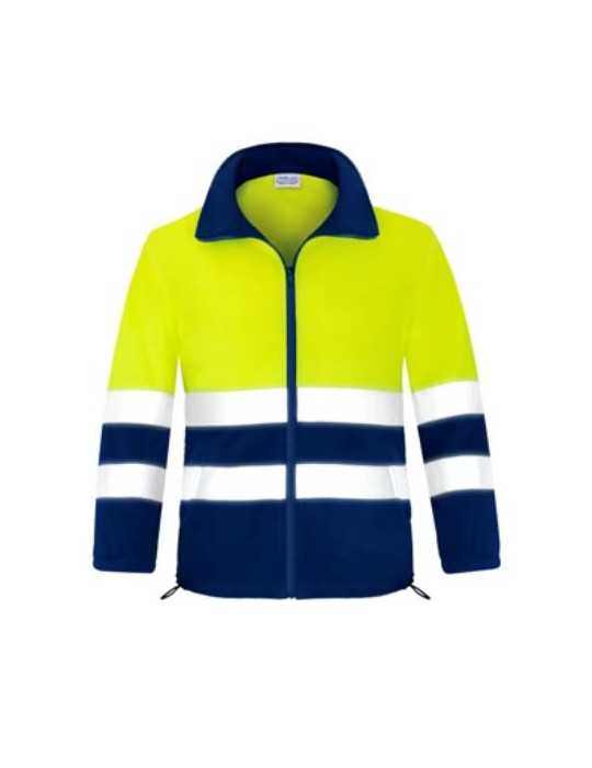 Forro Polar Alta Visibilidad Abierto Bicolor 3051AFAM Talla 3XL VESIN