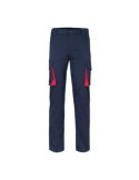 Pantalón Stretch Bicolor Azul/Rojo Modelo 103024S Talla 40 VELILLA