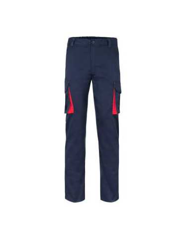 Pantalón Stretch Bicolor Azul/Rojo Modelo 103024S Talla 52 VELILLA