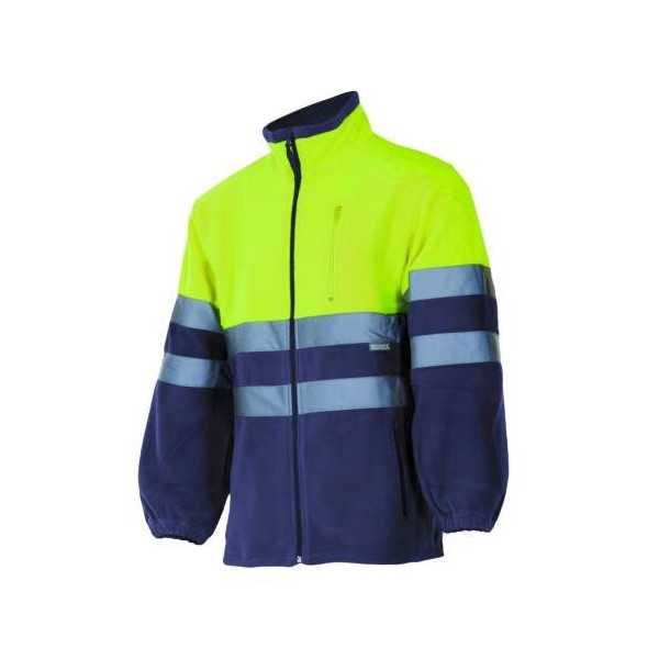 Chaqueta Polar Bicolor Alta Visibilidad Modelo 183 Talla XL VELILLA