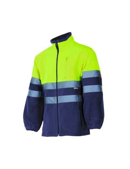 Chaqueta Polar Bicolor Alta Visibilidad Modelo 183 Talla XL VELILLA