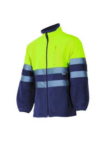 Chaqueta Polar Bicolor Alta Visibilidad Modelo 183 Talla 2XL VELILLA