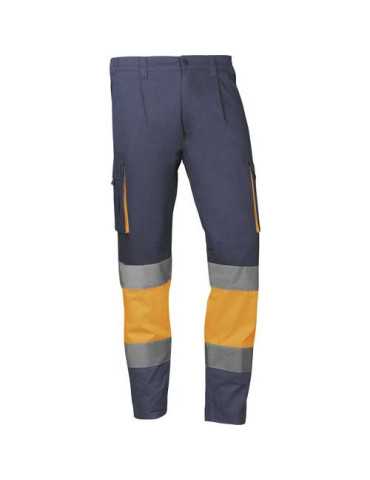 Pantalón Alta Visibilidad Mykonos Naranja/Azul Marino Talla L JUBA