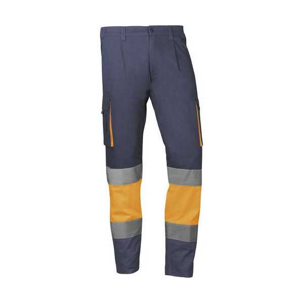 Pantalón Alta Visibilidad Mykonos Naranja/Azul Marino Talla XL JUBA