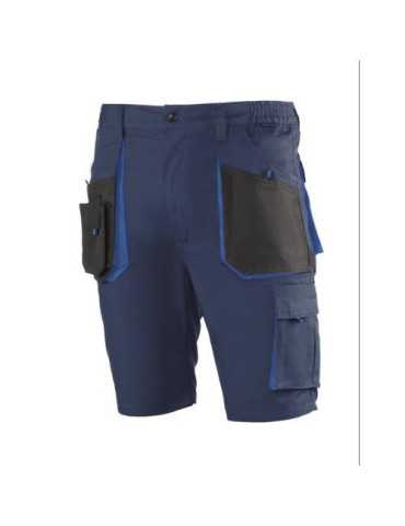 Bermuda Laboral Top Range Azul Marino/Negro Modelo 982 Talla S JUBA