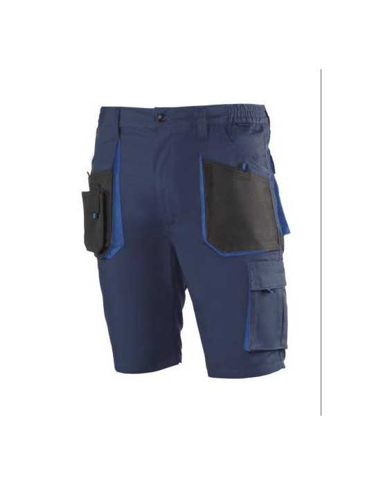 Bermuda Laboral Top Range Azul Marino/Negro Modelo 982 Talla M JUBA