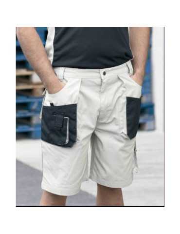 Bermuda Multibolsillos Beige/Negro Modelo 972 Talla L JUBA