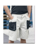 Bermuda Multibolsillos Beige/Negro Modelo 972 Talla L JUBA