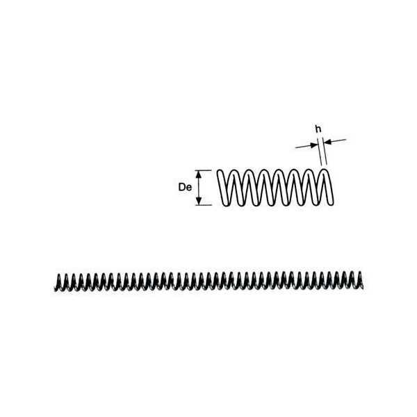 Muelle 4x32 Cerrado 1 Metro Modelo MC-68 STEEL MEFOBO
