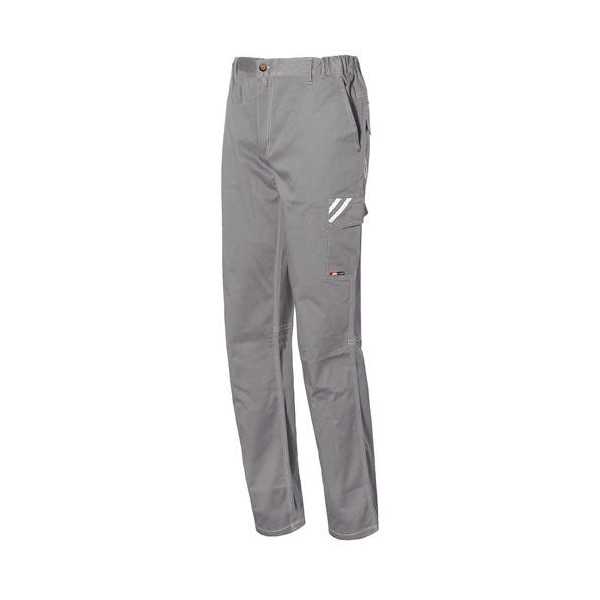 Pantalón Laboral Start Gris Claro Modelo 8036B Talla L INDUSTRIAL STARTER