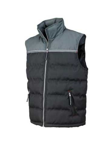 Chaleco Ocean Acolchado Negro/Gris Modelo 4065 Talla M INDUSTRIAL STARTER