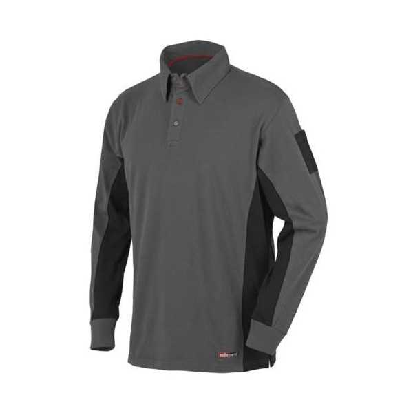Polo Stretch Gris Manga Larga Modelo 8173 Talla S INDUSTRIAL STARTER