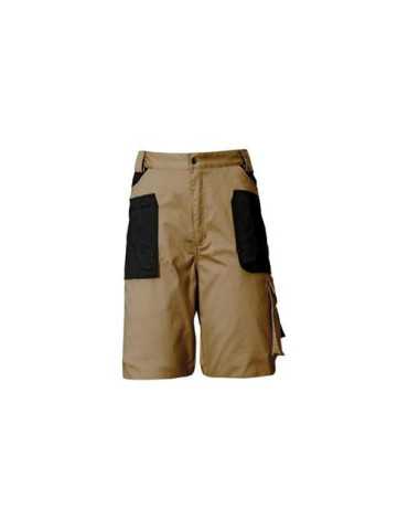 Bermuda Stretch en Caja Color Beige Talla S INDUSTRIAL STARTER