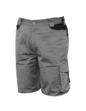 Bermuda Stretch Gris Modelo 8734C Talla M INDUSTRIAL STARTER