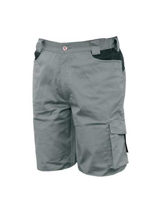 Bermuda Stretch Gris Modelo 8734B Talla XL INDUSTRIAL STARTER