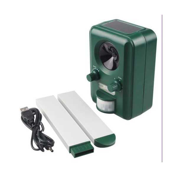 Repelente Electronico Solar para Aves y Animales AQUACENTER
