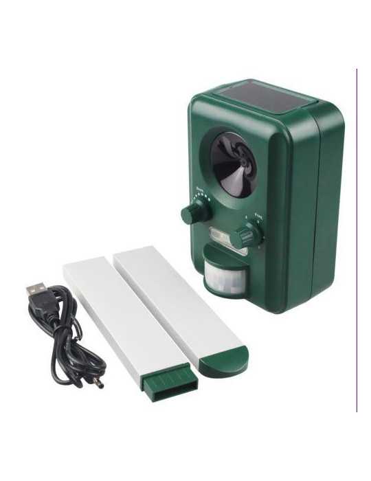 Repelente Electronico Solar para Aves y Animales AQUACENTER