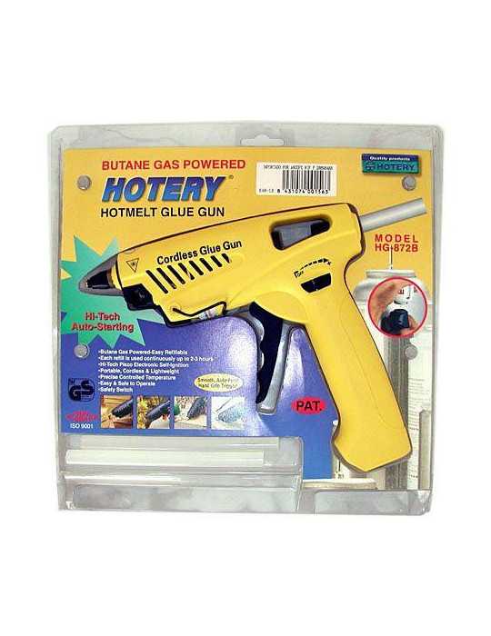 Pistola Termofusible Profesional Gas Hg8723 ANCOFE